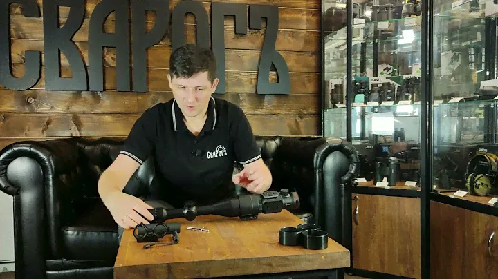Установка предобъективной насадки iRay Mate Mah 50 на оптический прицел LEICA