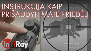 InfiRay MATE prišaudymo instrukcija